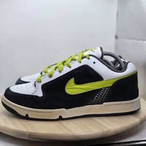 Nike Air Mogan 6.0 Puffy Tongue Skate Shoes Sneakers Yellow Black mens 11